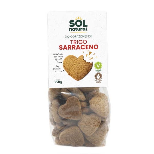 [202885] Corazones De Trigo Sarraceno 250 G. - Sol Natural