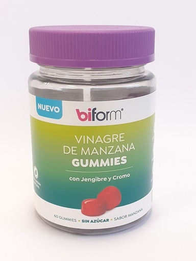 [0505116] Biform Vinagre Manzana 60 Gummies - Dielisa
