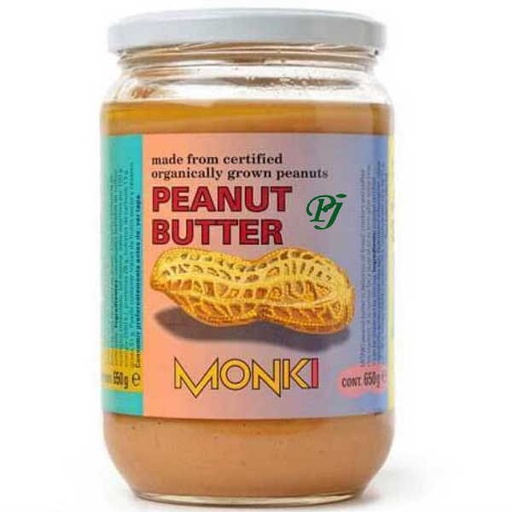 [203676] Crema Cacahuetes Bio 650 G. - Monki