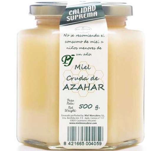 [203813] Miel Cruda Azahar 500 G. - Moncabrer