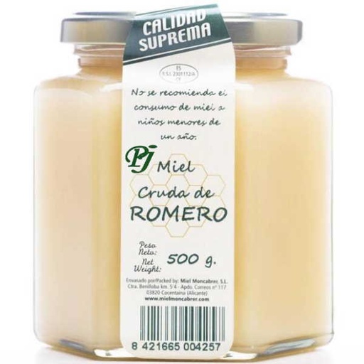 [203815] Miel Cruda Romero 500 G. - Moncabrer