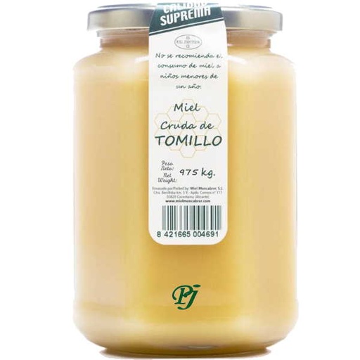 [203876] Miel Cruda Tomillo 975 G. - Moncabrer