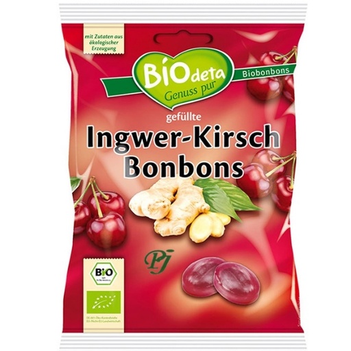 [204059] Caramelos Jengibre Y Cereza Bio 75 G. - Biodeta