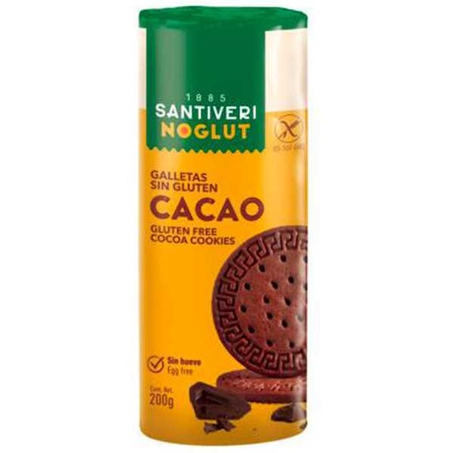 [204155] Noglut Galletas Digestive Cacao 200 G. - Santiveri