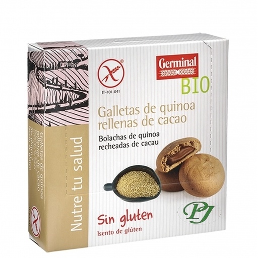 [204572] Galletas Quinoa Rellenas Cacao 200 G. - Germinal