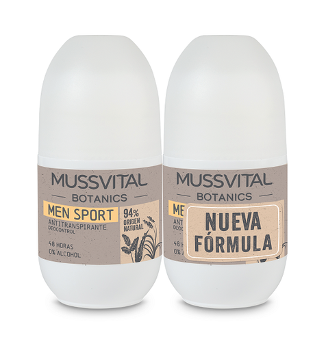 [1301205] Botanics Desodorante Men Roll On Pack - Mussvital
