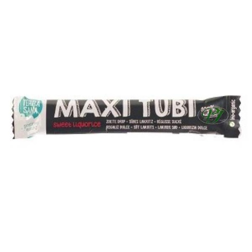 [204770] Regaliz Dulce Bio Maxi Tubi 28 G. - Terra Sana