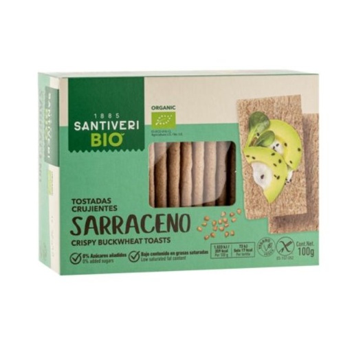 [204862] Naturalia Tostadas Ligeras Trigo Sarraceno 100 G. - Santiveri