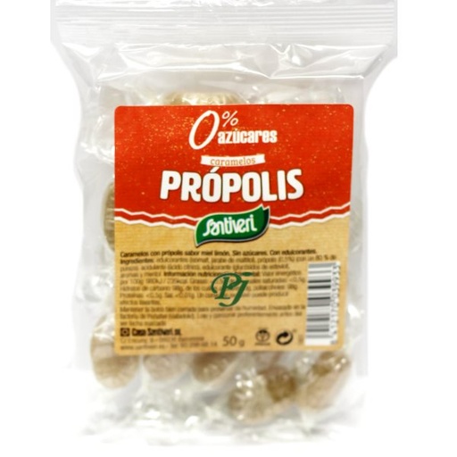 [204866] Caramelos Própolis Sin Azúcar 50 G. - Santiveri