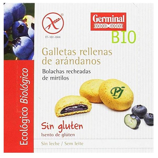 [204894] Galletas Rellenas Crema De Arándanos 200 G. - Germinal