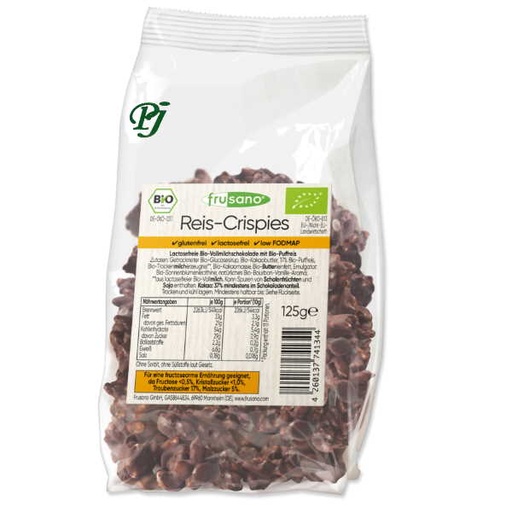 [204912] Crispis Arroz Chocolate Con Leche 125 G. - Frusano