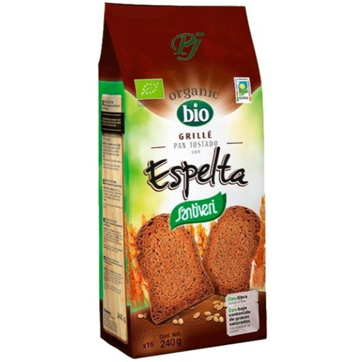 [205210] Pan Grille Espelta Bio 240 G. - Santiveri