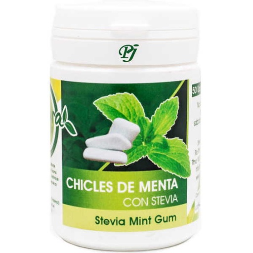 [205332] Chicles De Menta Con Stevia 50 Uds. - Natura Premium