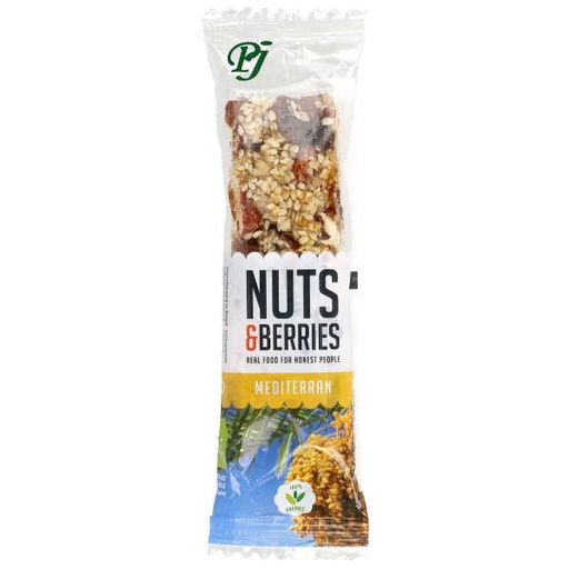 [205376] Barritas Mediterran Nut&Berries 40 G. - Biocop