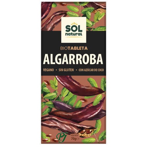 [205530] Tableta Algarroba Bio 70 G. - Sol Natural