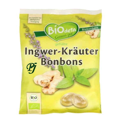 [205544] Caramelos Jengibre Y Hierbas 75 G. - Biodeta