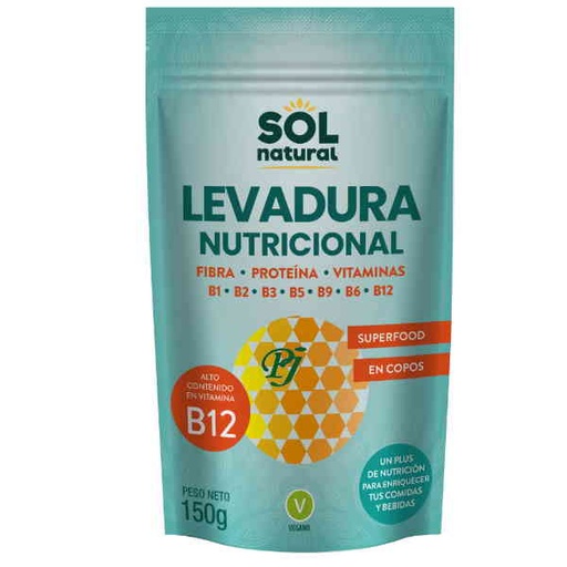 [205547] Levadura Nutricional + Vitamina B 12 150 G. - Sol Natural