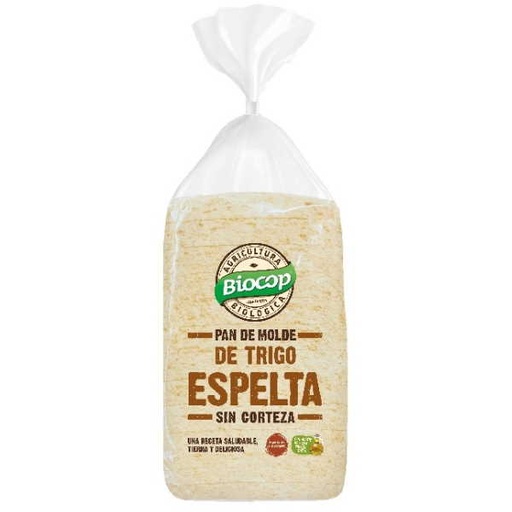 [205573] Pan De Molde De Trigo Espelta Sin Corteza 300 G. - Biocop