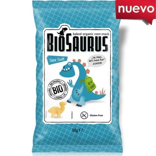 [205649] Snack Biosaurus Con Sal Marina Bio 50 G. - Sol Natural