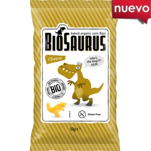 [205650] Snack Biosaurus Queso Bio 50 G. - Sol Natural