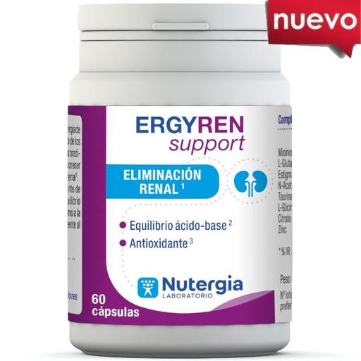 [0504672] Ergyren Support 60 Cápsulas - Nutergia