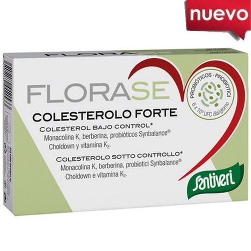 [0504682] Florase Colesterolo Forte 40 Cápsulas - Santiveri