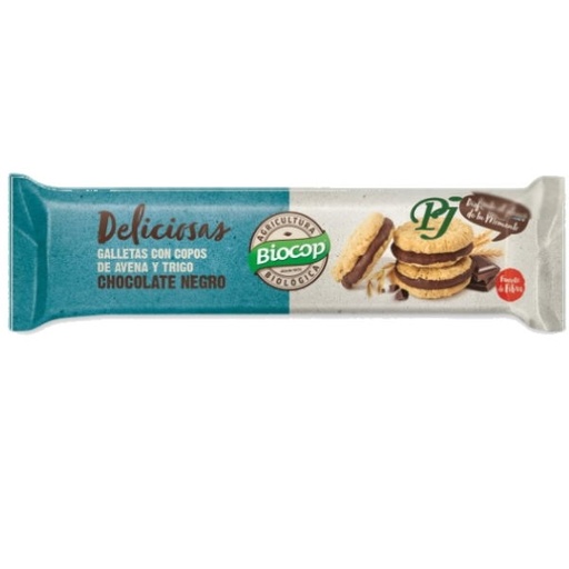 [202794] Galleta Deliciosas Choco Negre 150 G. - Biocop