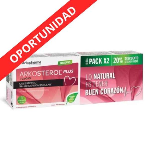[0503932] Arkopharma Colesterol Plus 2X30 Cápsulas