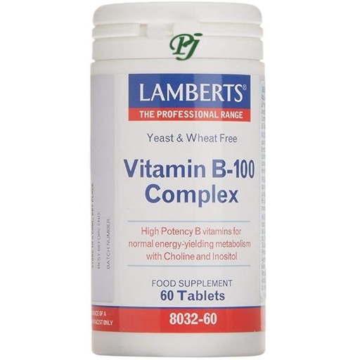 [055788] Vitamina B 100 Complex 60 Tabletas - Lamberts