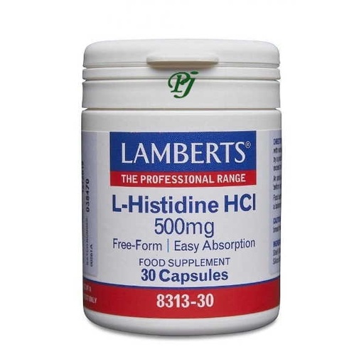 [056181] L Histidina Hci 30 Capulas 500 Mg. - Lamberts