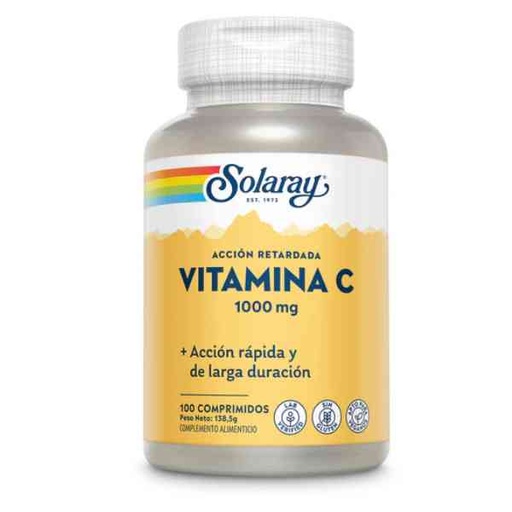 [056546] Vitamina C 100 Comprimidos 1000 Mg. - Solaray