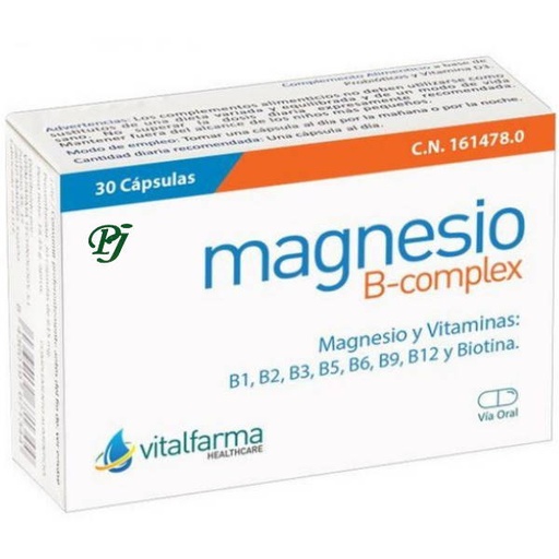[056549] Magnesio B Complex 30 Cápsulas - Vitalfarma