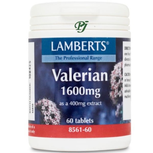 [056625] Valeriana 60 Tabletas 1600 Mg. - Lamberts