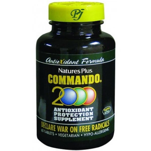 [056681] Commando 2000 Antioxidante 60 Tabletas - Natures Plus