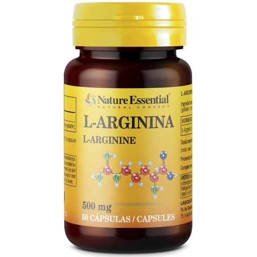 [056842] L Arginina 50 Cápsulas 500 Mg. - Nature Essential