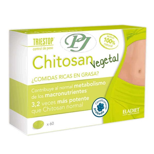 [056844] Triestop Chitosan Vegetal 60 Comprimidos - Eladiet