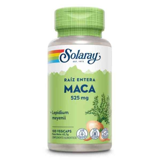 [056980] Maca 100 Vegcáps 525 Mg. - Solaray