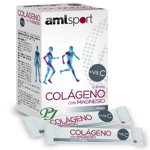 [057802] Amisport Colágeno Con Magnesio Y Vitamina C 20 Sticks - Ana María Lajusticia