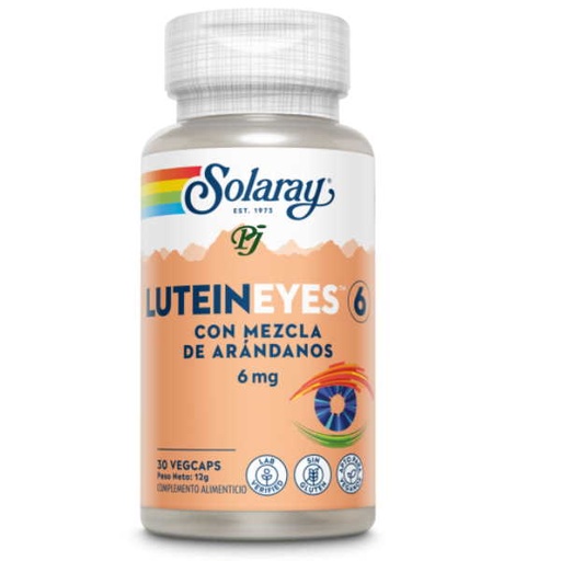 [058011] Lutein Eyes 30 Vegcáps 6 Mg. - Solaray
