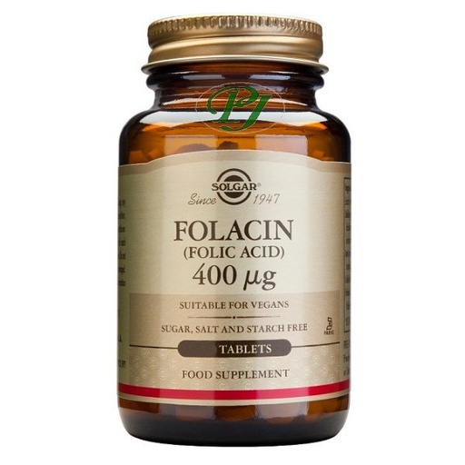 [058027] Ácido Fólico 100 Comprimidos 400 Mcg. - Solgar
