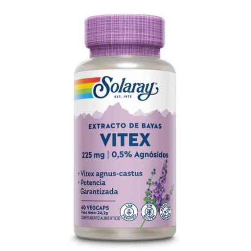 [058142] Vitex Sauzgatillo 60 Vegcáps 225 Mg. - Solaray