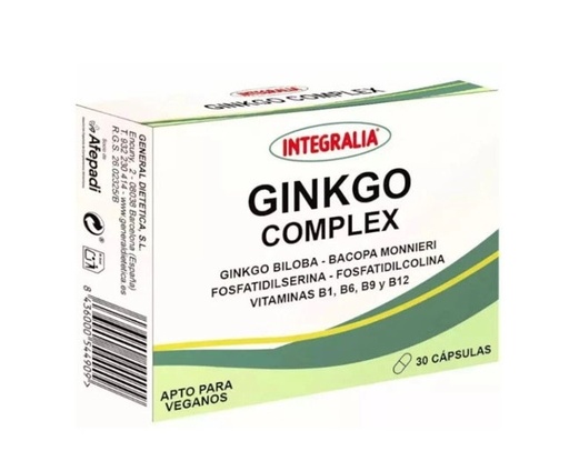 [0503205] Ginkgo Complex 30 Cápsulas - Integralia