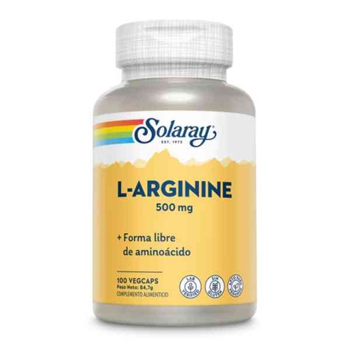 [058471] L Arginina 100 Vegcáps 500 Mg. - Solaray