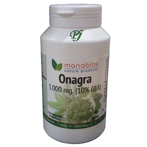 [058892] Onagra 90 Perlas 1000 Mg. - Manabios