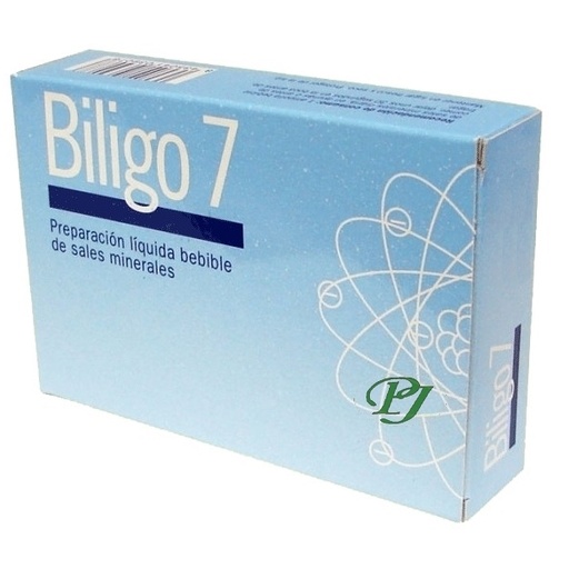[059511] Biligo 7 Bismuto 20 Ampollas 2 Ml. Plantis - Artesanía Agrícola
