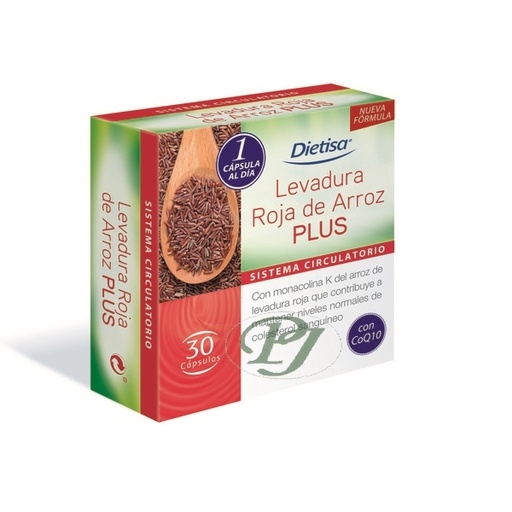 [059540] Levadura Roja Arroz Plus 30 Cápsulas 1 Al Día - Dielisa
