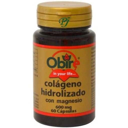[059718] Colágeno + Magnesio 60 Cápsulas 600 Mg. - Obire