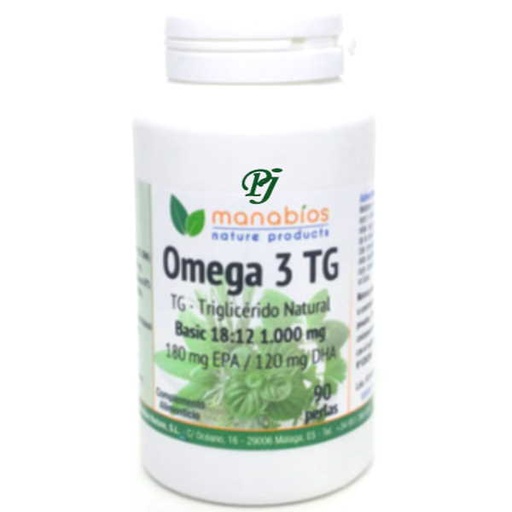 [059747] Omega 3 90 Perlas 1000 Mg. - Manabios