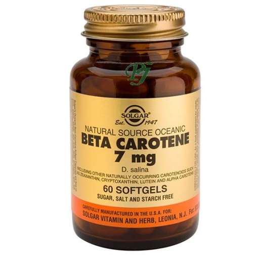 [05981] Betacaroteno 60 Perlas 7 Mg. - Solgar