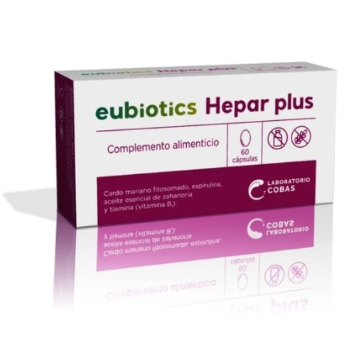 [0505079] Eubiotics Hepar Plus 60 Cápsulas - Cobas 